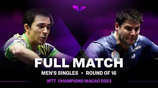 FULL MATCH  Hugo CALDERANO vs Dimitrij OVTCHAROV  MS R16  WTTMacao 2023 [upl. by Koorb]