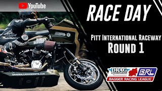 2023 Bagger Racing League Round 1  Pitt International Raceway  Full TV Episode [upl. by Lyndel]