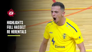 Full Hasselt  Real Elmos Herentals NL  Betcenter Futsal League  FUTSAL [upl. by Adehsar]