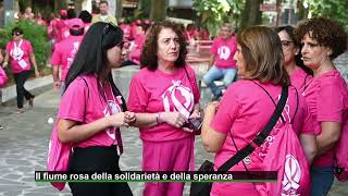 Il fiume rosa della solidarietà e della speranza [upl. by Ahcire]