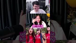 reaksi mas ade liat sisil waktu masi di jkt48 🤣 [upl. by Mellitz693]