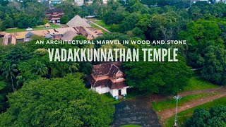 Vadakkunnathan Temple  Aerial view  An architectural marvel in wood and stone [upl. by Meijer589]