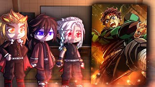 Hashiras React to Kamado Tanjiro  Demon Slayer  Gacha React [upl. by Buote]