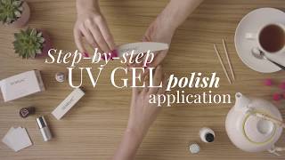 Step by step UV gel polish application [upl. by Barbey]