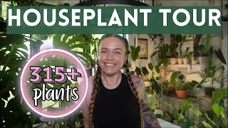 HOUSEPLANT TOUR 2024  My entire 315 indoor plant collection rare and common [upl. by Jacoba844]