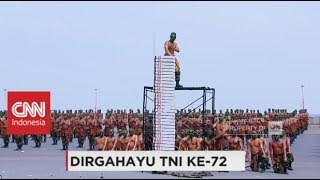 Bikin Lawan Ciut Skill Beladiri Tingkat Tinggi Prajurit TNI  HUT TNI ke72 [upl. by Priestley31]