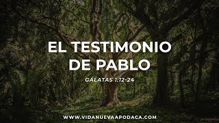 El testimonio de Pablo  Gálatas 1 1124  Emanuel Elizondo [upl. by Relyks364]