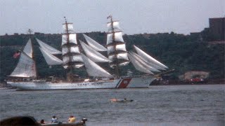 Americas Bicentennial Parade of Ships 1976  Americas 200th Party on New York Citys Hudson River [upl. by Best]