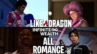 Like A Dragon Infinite Wealth  ALL Romance Scenes with Ichiban [upl. by Rosamond140]