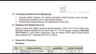 Informasi seleksi nasional World Skills Asean Bidang Refrigeration an d Air conditioning [upl. by Reffotsirhc]