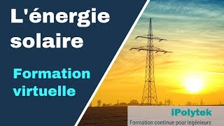 Devenez un expert de lénergie solaire en 75 minutes Aperçu du cours sur lénergie solaire [upl. by Bridgid]