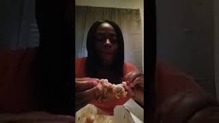 Churchs Texas Chicken mukbang [upl. by Vanhomrigh]