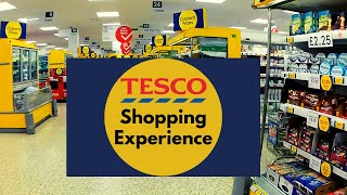 Tesco Extra 🇬🇧 Supermarket Shopping Self Checkout UK 2022 [upl. by Ydnik496]