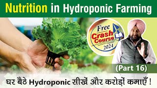 Nutrition in Hydroponic Farming Part 16 [upl. by Enedan]