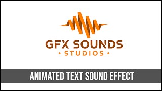 Animated Text Sound Effect [upl. by Claman137]