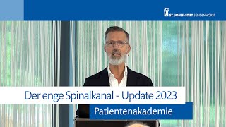 Der enge Spinalkanal  Update 2023 [upl. by Ulberto]