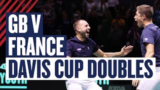 Highlights  Evans amp Skupski v Mahut amp RogerVasselin  GB v France  Davis Cup 2023  LTA [upl. by Nwahsuq]