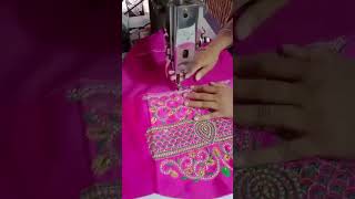 Embroidery హ్యాండ్ స్టిచింగ్ సింపుల్ పద్ధతిలో  rakshitha tailoring l [upl. by Schreck]