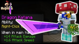 THE 🐉DRAGON KATANA in Minecraft Hoplite Battle Royale [upl. by Ian]