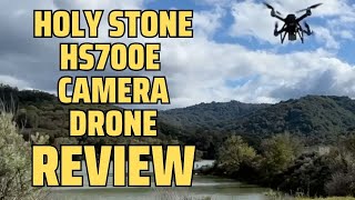 Holy Stone HS700e drone review [upl. by Lekcar]