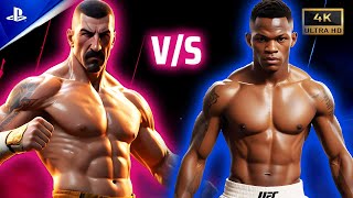 Israel Adesanya vs Yuri Boyka UFC 5  Kickboxing Feast [upl. by Inavoig]