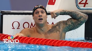 Caeleb Dressel breaks world record JUST grabs gold in 100m butterfly  Tokyo Olympics  NBC Sports [upl. by Asile]