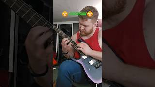 Cytotoxin  Radiatus Generis Intro  Practice Day 2 100 Speed shorts guitar metal [upl. by Ontine]