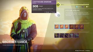 Destiny 2 Get Kairos Function Cloak from Lighthouse Engram [upl. by Loos]