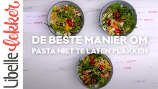 De beste manier om pasta niet te laten plakken [upl. by Lyckman748]