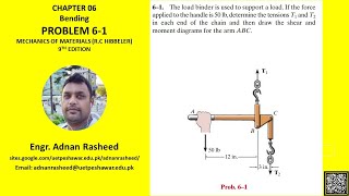 61 Chapter 6 Bending  Mechanics of Material Rc Hibbeler [upl. by Solracesoj]