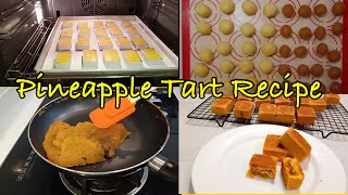 Pineapple Tart Recipe  Pineapple Paste Recipe  East Greets West Cookery [upl. by Irehc]