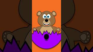 Shake Shake Shake POP Purple Bear BabyBigMouth egg learning colors toddler learnenglish [upl. by Edwina]