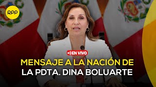 Mensaje de Dina Boluarte tras allanamiento por Caso Rolex Previa y pronunciamiento [upl. by Anyk]