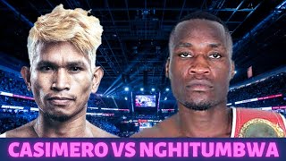 JOHN RIEL CASIMERO VS FILLIPUS NGHITUMBWA FIGHT [upl. by Bainbridge92]