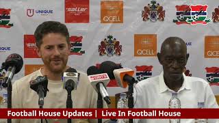 Press conference Johnathan McKinstry unveils squad for AFCON doubleheader [upl. by Rumery]