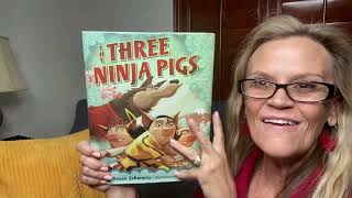 The Three Ninja Pigs by Corey Rosen Schwartz and illustrated by Dan Santat [upl. by Yelhak]