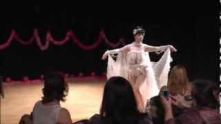 Suzie Sequin Snowstorm isis wings burlesque dance [upl. by Oker]