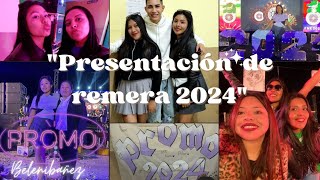 Presentación de remera PROMO2024 [upl. by Valry240]