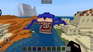 Shin Sonic Tapes ADDON in Minecraft PE [upl. by Ainyt790]