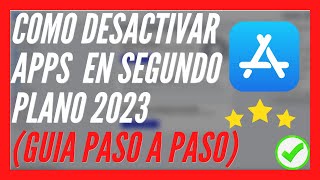 ✅ Como DESACTIVAR Las APLICACIONES En Segundo Plano SAMSUNG  Desactivar Apps En Segundo Plano 🥇 [upl. by Albemarle881]