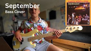 Earth Wind And Fire  September  Bass Cover  Fender Player Precision [upl. by Bundy]