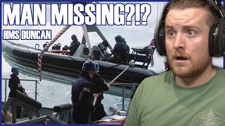 Royal Marine Reacts To HMS Duncan Seaman Is Knocked Overboard [upl. by Etnoved]