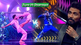 NEW  Tejas Vs Debparna Battle in Indias best dancer Vs Super dancer Champions ka Tashan New Show [upl. by Pickar122]