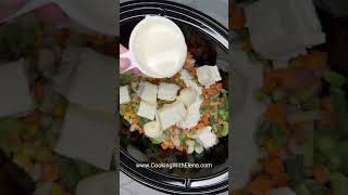 Easy Crockpot Deconstructed Chicken Pot Pie crockpotcooking [upl. by Selwyn]