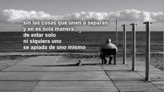 Soledades Mario Benedetti Letra amp Piano [upl. by Yoreel]