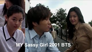 My Sassy Girl 2001 Eng Sub Behind the Funny Final Scene Jun Ji Hyun amp Cha Tae Hyun 엽기적인 그녀 웃긴 BTS [upl. by Renrew]