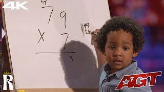 Devan Loves Numbers Audition  Week 1  Americas Got Talent 2024 4K Performance [upl. by Dranal]