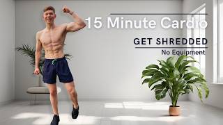 15 Minute Cardio Workout No Equipment [upl. by Grekin]