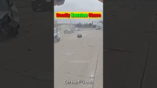 Deadly Houston Car Chase Stolen Vehicle HighSpeed Pursuit amp Gunfire [upl. by Arec]