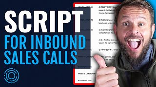 Inbound Sales Call Script [upl. by Ekle]